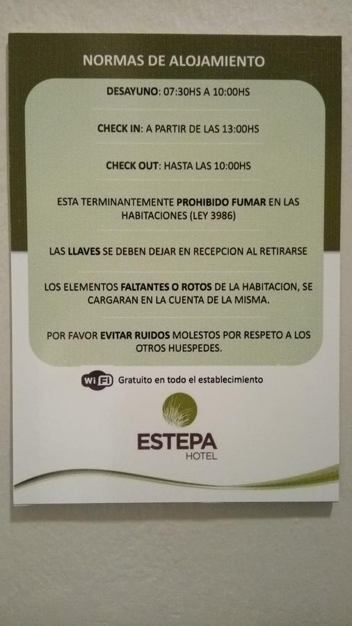 Estepa Hotel General Roca Buitenkant foto